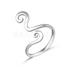 Boho Adjustable Brass Twisted Wire Wrapped Long Toe Rings FS-WG2F3DA-02-2