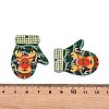 Christmas Theme Printing Acrylic Pendants BACR-N002-01C-3