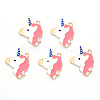 Alloy Enamel Pendants X-ENAM-R059-07B-RS-1