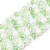 Electroplate Glass Beads Strands EGLA-D300-06-6mm-23-2