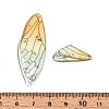 Epoxy Resin Butterfly Wing Pendants RESI-T057-89A-3