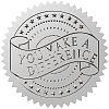 34 Sheets Silver Foil Embossed PET Picture Sticker DIY-WH0528-018-1