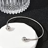 304 Stainless Steel European Style Torque Bangles Making PPJ-G001-04P-A-2