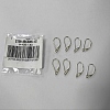 4 Pairs 925 Sterling Silver Leverback Hoop Earrings Findings STER-BBC0001-82-1