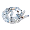 Natural Aquamarine Beads Strands X-G-L651-C09-4mm-3