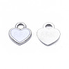 201 Stainless Steel Charms STAS-S080-045P-09-NR-2