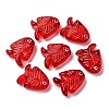 Transparent Glass Enamel Beads LAMP-U004-06-04-1