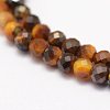 Natural Tiger Eye Beads Strands LS-G-F460-61-3