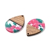 Resin and Walnut Pendants FIND-R051-15D-2