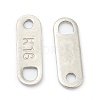 201 Stainless Steel Chain Tabs STAS-G245-10-2