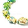 Synthetic Turquoise Dyed Beads Strands LS-G-P507-05A-4