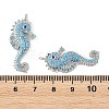 SHEGRACE Brass Synthetic Turquoise Pendants XGRQ5K356-839P-3