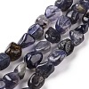 Natural Iolite Beads Strands G-A208-09-1