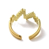 Brass with Cubic Zirconia Rings RJEW-B057-08G-3