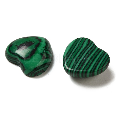 Synthetic Malachite Cabochons G-F776-02A-08-1