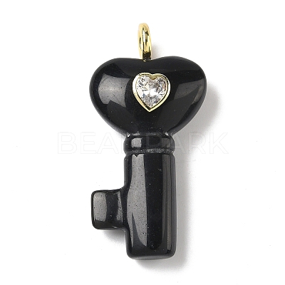 Natural Obsidian Pendants G-C274-05C-1