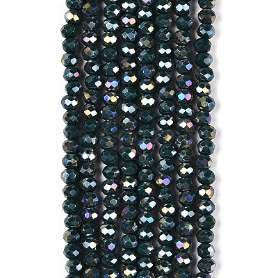 Electroplate Glass Beads Strands EGLA-A044-P3mm-B12-1