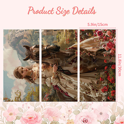 3 Sheets 3 Styles PVC Waterproof Decorative Stickers DIY-WH0404-116-1
