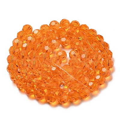 Transparent Glass Beads EGLA-A035-T8mm-D05-1