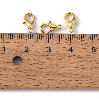 Zinc Alloy Lobster Claw Clasps E103-G-1