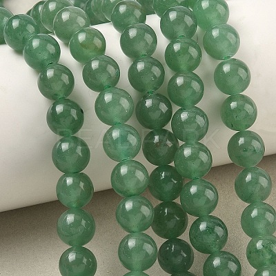 Natural Green Aventurine Beads Strands GSR024-1