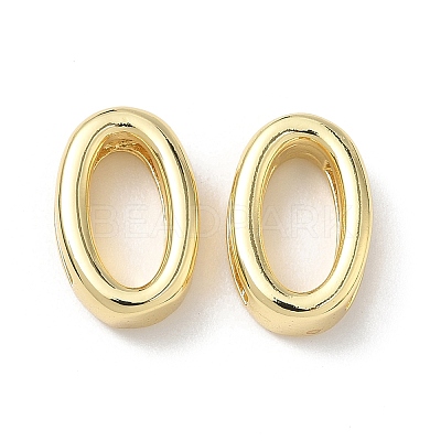 Brass Slide Charms KK-L253-15G-1