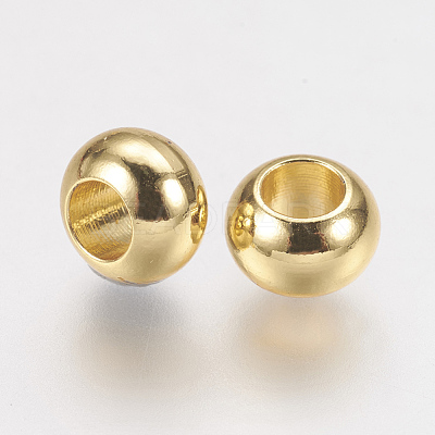 Brass Spacer Beads KK-F730-04-1