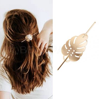 Alloy Hair Sticks OHAR-C006-02KCG-1