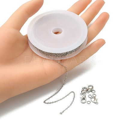 DIY Chain Bracelet Necklace Making Kit DIY-YW0007-05P-1