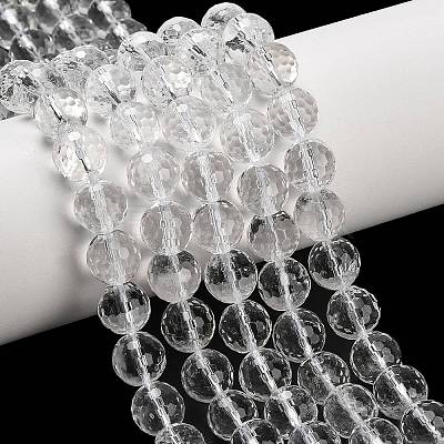 Natural Quartz Crystal Beads Strands G-C280-B14-10mm-1