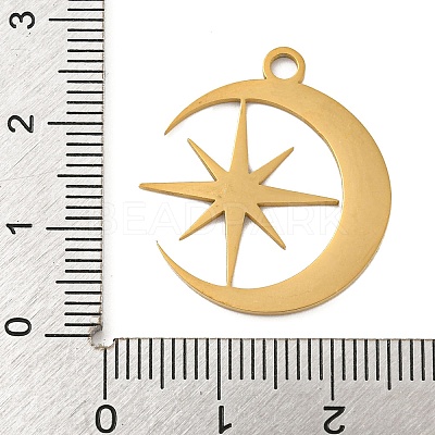 Ion Plating(IP) 304 Stainless Steel Pendants STAS-B056-26G-04-1