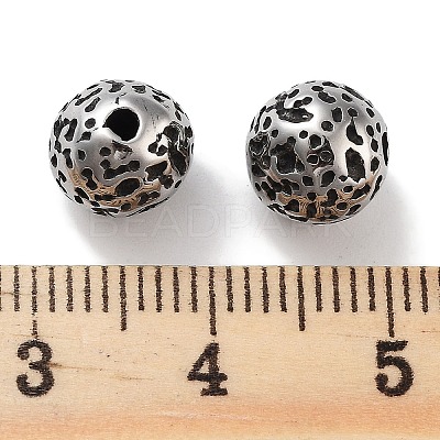 304 Stainless Steel Beads Hand Polished STAS-M057-15AS-1