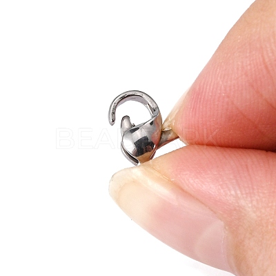 Tarnish Resistant 304 Stainless Steel Lobster Claw Clasps STAS-M262-01-11mm-1
