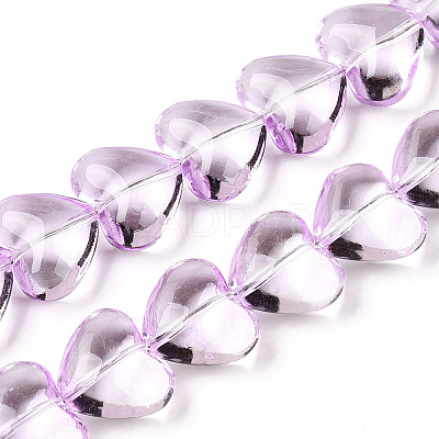 Transparency Glass Beads Strands X1-GLAA-T023-13G-1
