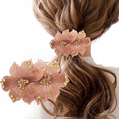 Flower Hair Barrettes PW-WG1DB51-02-1