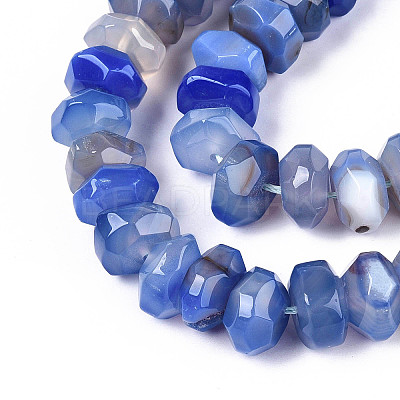 Natural Agate Beads Strands G-N356-01A-15-1