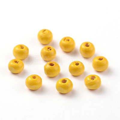 Dyed Natural Wood Beads WOOD-Q006-20mm-03-LF-1