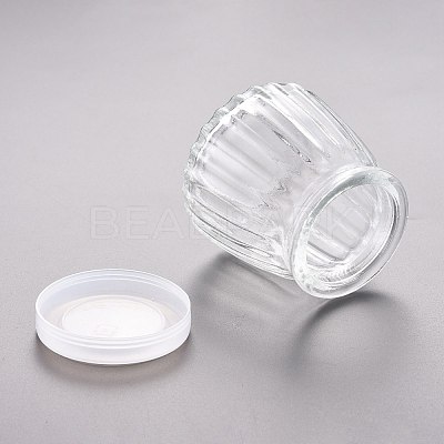 Glass Jar Bead Containers AJEW-P072-04A-1