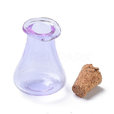 Glass Cork Bottles LS-AJEW-O032-01E-1