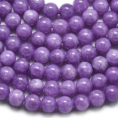 Natural Malaysia Jade Beads Strands G-L645-A01-6mm-18-1