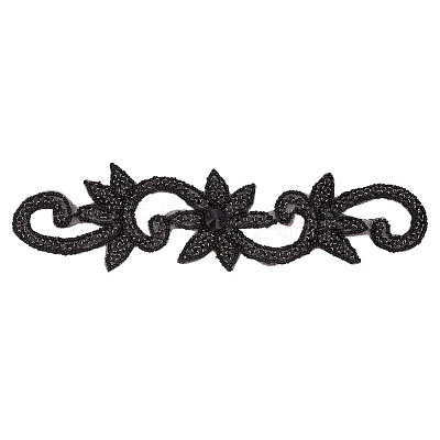 Flower Hotfix Rhinestone DIY-WH0504-33C-1