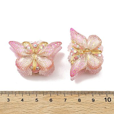Polymer Clay Rhinestone Beads CLAY-NH0001-07C-1