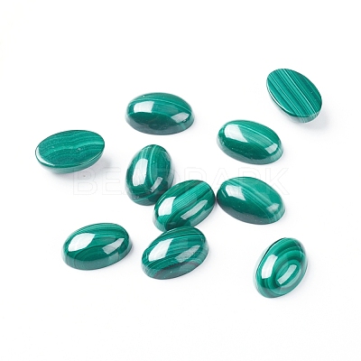 Natural Malachite Cabochons G-E557-03F-1