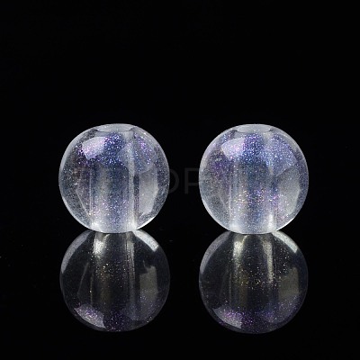 Transparent Acrylic Beads X-OACR-N008-108A-01-1