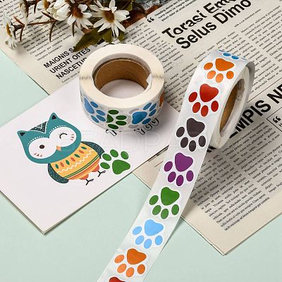 Self-Adhesive Paper Gift Tag Stickers DIY-G013-E01-1