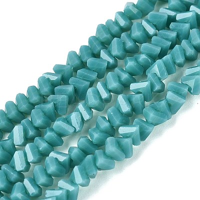 Opaque Glass Beads Strands GLAA-N019-3mm-19-1