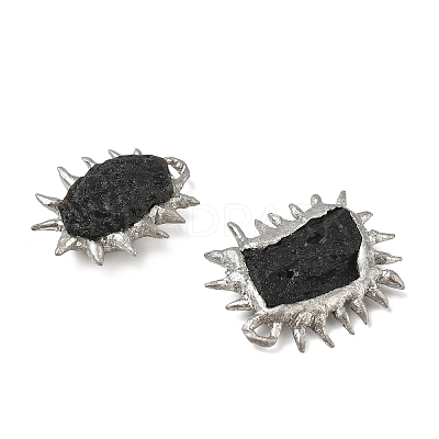 Natural Tektite Pendants GG-CBA86DE-01P-1