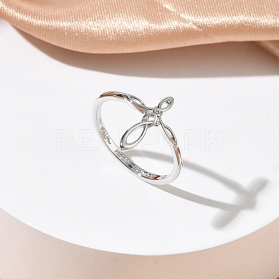 Brass Finger Rings for Women RJEW-K261-07A-P-1