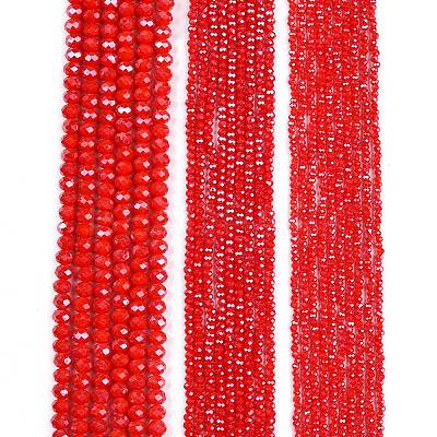 Electroplate Glass Beads Strands EGLA-A044-P1mm-A22-1