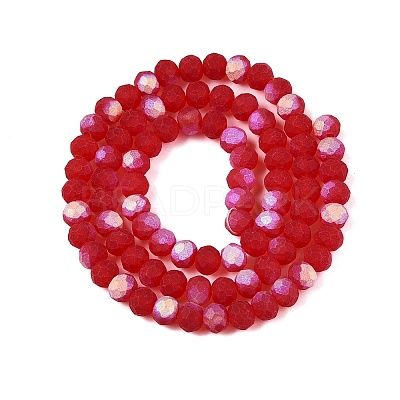 Transparent Glass Beads Strands EGLA-A044-T6mm-MB01-1